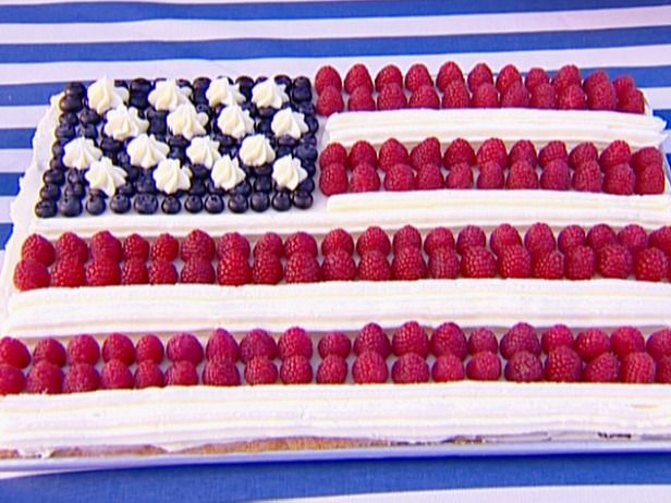 Flag Fruit Pizza