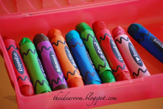 Edible Crayons - The Idea Room