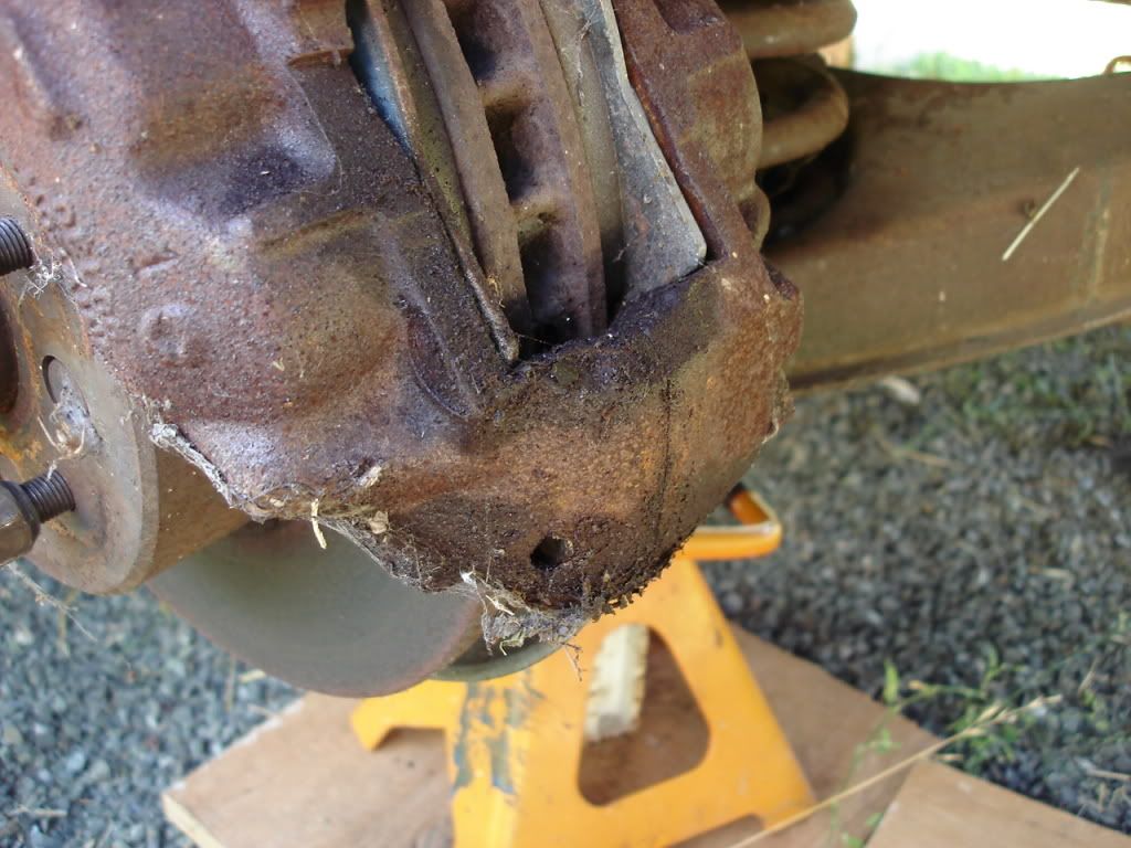 brake calipers leaking, help identify Chevy Tri Five Forum