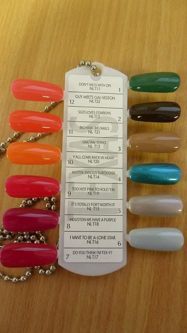 OPI spring 2011: Texas Collection