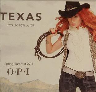 OPI spring 2011: Texas Collection