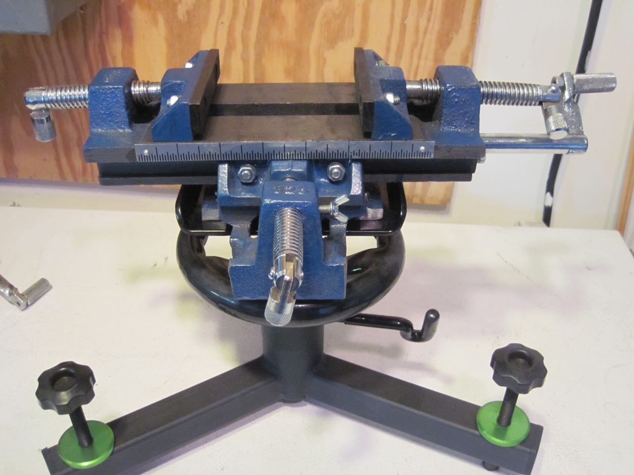 Airgun forum Home Made BenchRest adjustable airgun shooting vise PICS