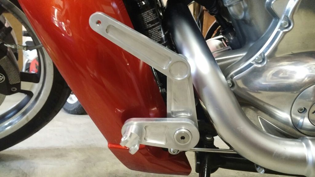 Black muscle 3" extended forward controls Harley Davidson VRod Forum