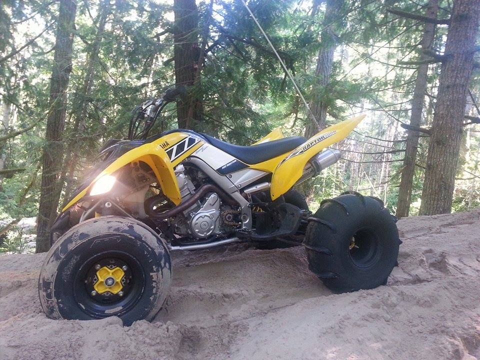 Raptor 700 +4 inch custom swing arm