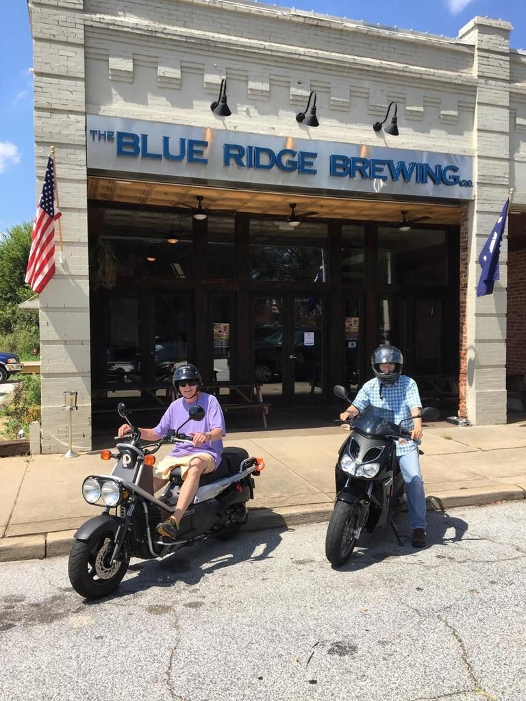Picture outside the Blue Ridge Brewing Company, Greer, SC