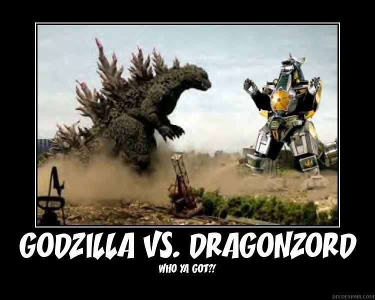 Godzilla Vs Dragonzord Photo by HyperGon | Photobucket