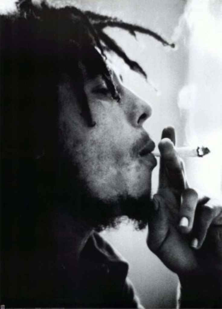 Bob Marley Smoking