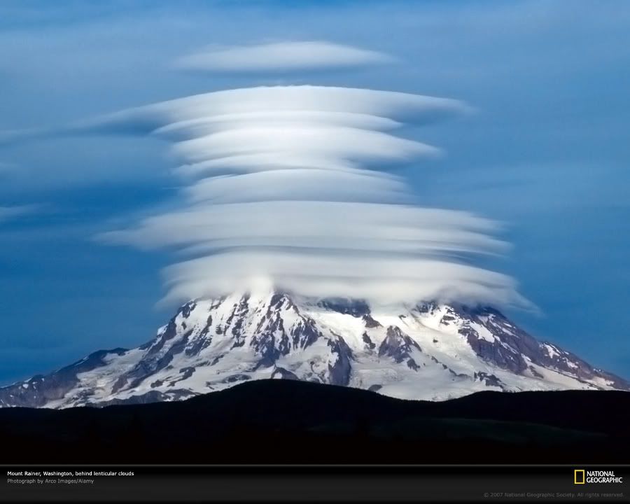 Stacked Lenticular Clouds