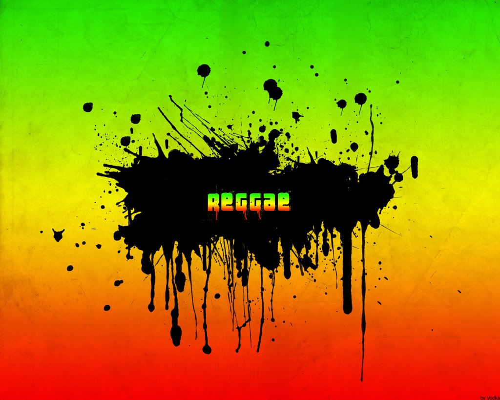 Reggae Splat Wallpaper