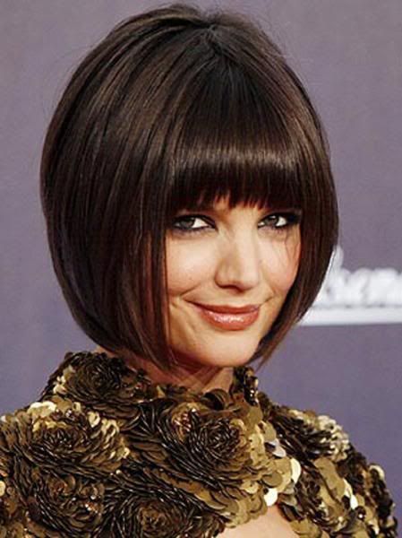 Current Short Hair Styles - Fine Haircuts of Katie Holmes