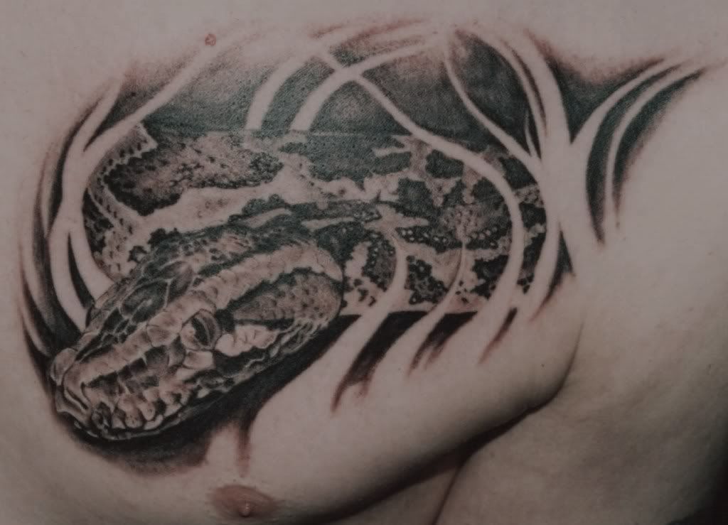 Reptile-Amphibian-Art-Tattoos - reptile tattoos from the uk-inky Joe Hill