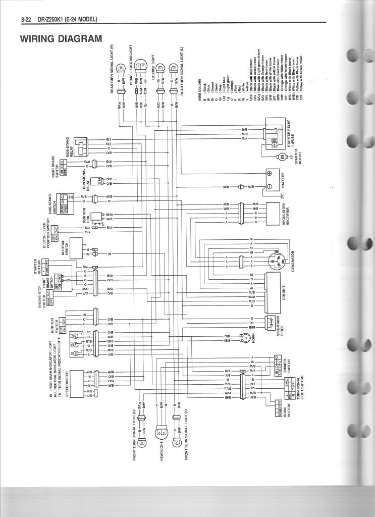 Wiring Diagram PDF: 2003 Drz 400 Wiring Diagram