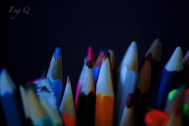 pencils,coloring materials,still life photography