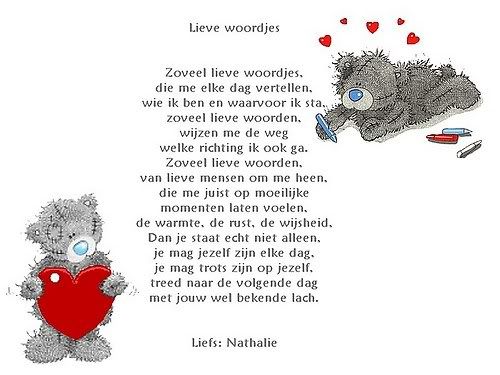 lieve woordjes