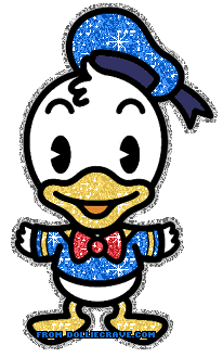 donald duck glitters