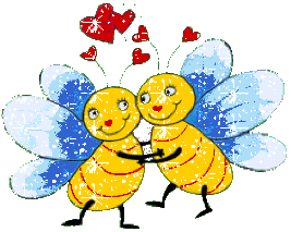 verliefde bijen