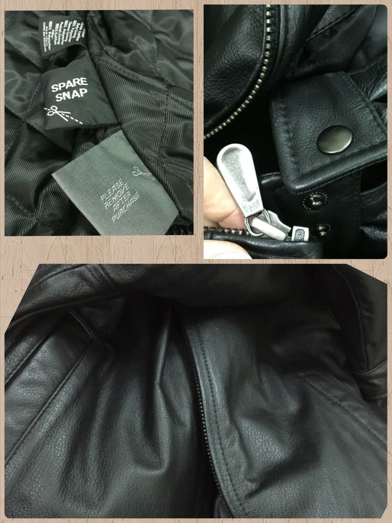 Thanh lý áo da thật nam size M (Mỹ, croft&barrow) new tag - 1