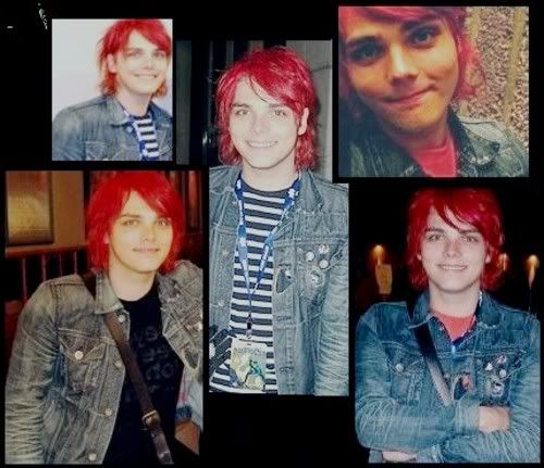 gerard way with red hair?