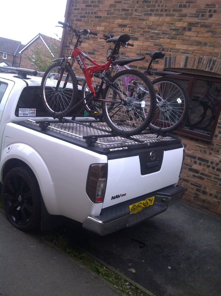 Nissan navara mountain top bike rack #8