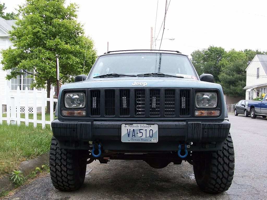 Jeep xj tow hook brackets #5