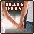 holding hands