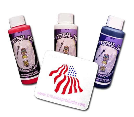Airbrush Tattoo Paint - 4th of July Special Includes: