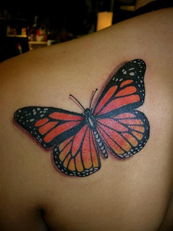 Butterfly Tattoos For Shoulder. Butterfly Tattoos on Shoulder