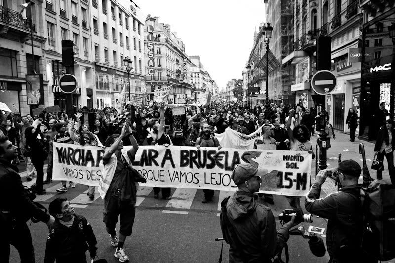 Les Indignés marchent sur Paris (photos © Quentin Bruno)