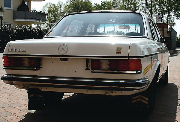This 1978 Mercedes Benz 280E factory rally car was just sold