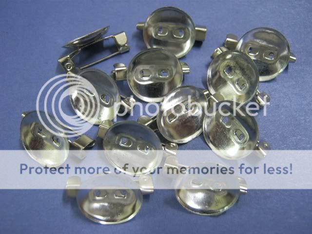 20pcs of 15mm Round Brooch Pin  