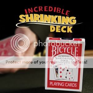 The Incredible Shrinking Bicycle Deck Card Magic Trick with DVD  