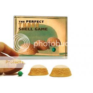 The Perfect 3 Shell Game street magic trick Three  