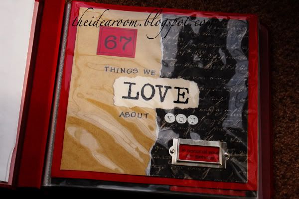 Quot Things We Love About You Quot Scrapbooks The Idea Room