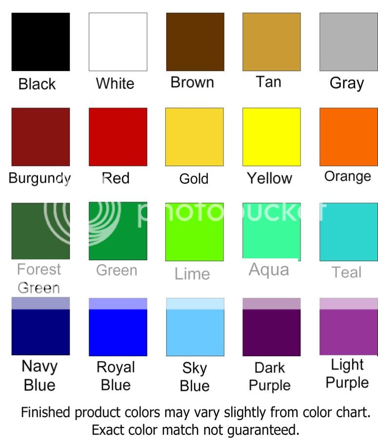 Yamaha Golf Cart Color Chart