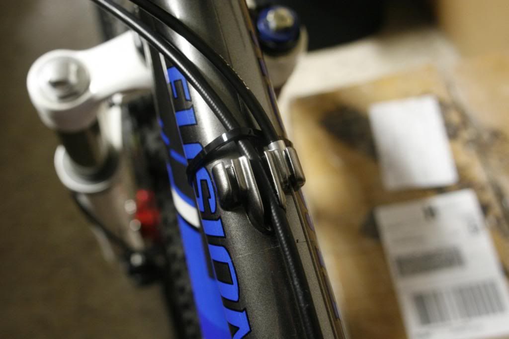 mountain bike cable guide