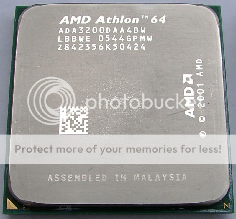 AMD Athlon 64 3200+ 2 GHz PROCESSOR ADA3200DAA4BW  