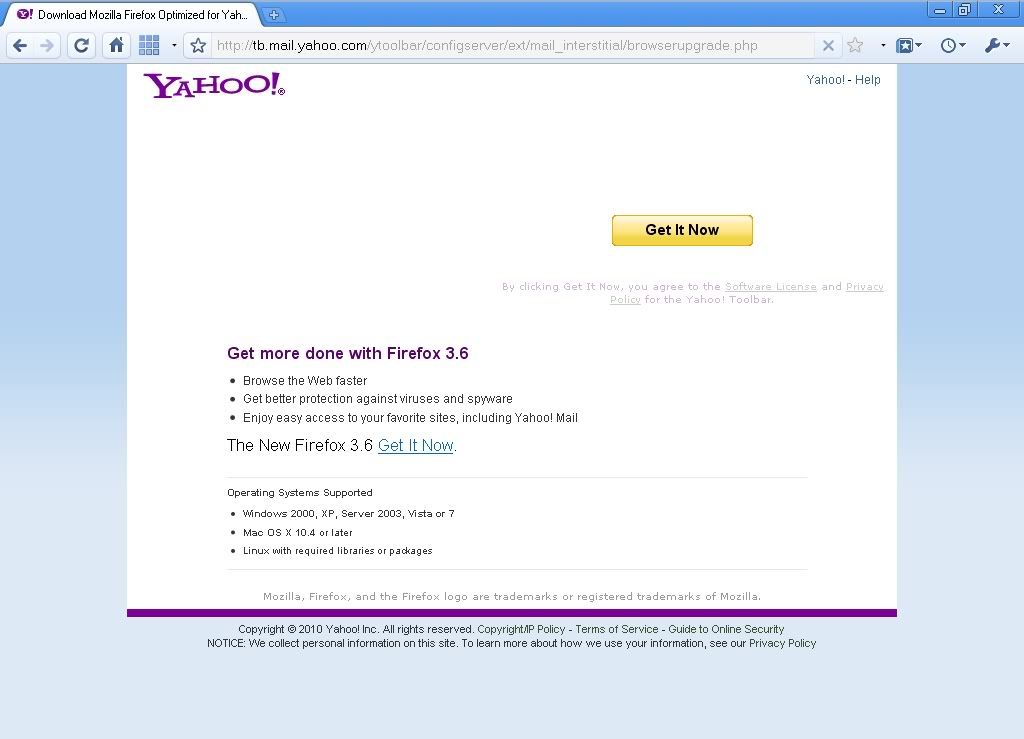 yahoo mail sign in problems firefox