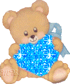 beer met hartje blauw