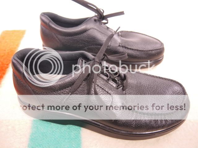 SAS BOUT TIME Black Leather Lace up Walking Shoes US 12 M  